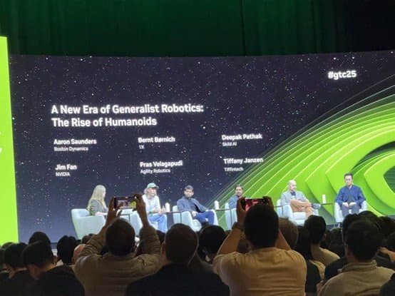 NVIDIA Isaac GR00T N1 humanoid robot at GTC 2025